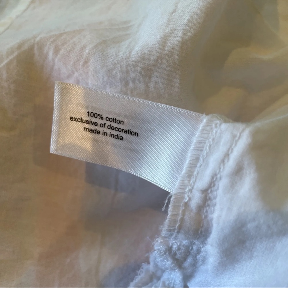 NWT Lane Bryant off shoulder ruffle white top. Size 38/40. - Picture 9 of 10